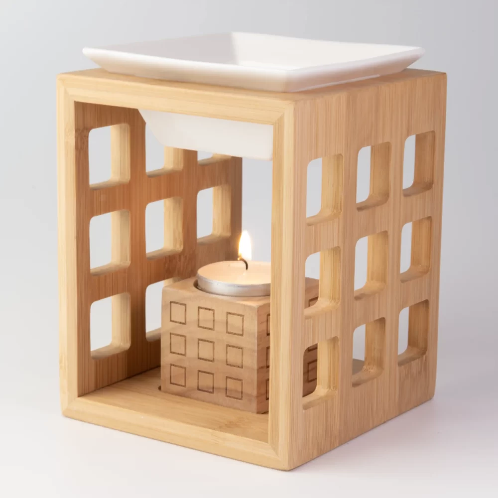 Bamboo aroma & oil lamp