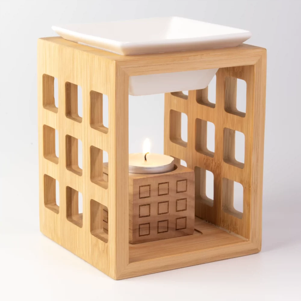 Bamboo aroma & oil lamp