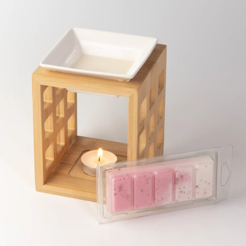 Aroma wax holder 5-hole rectangular shape