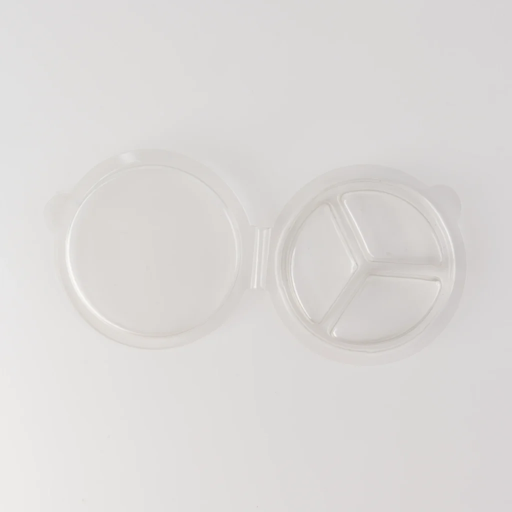 Aroma wax holder 3 hollow circular shape