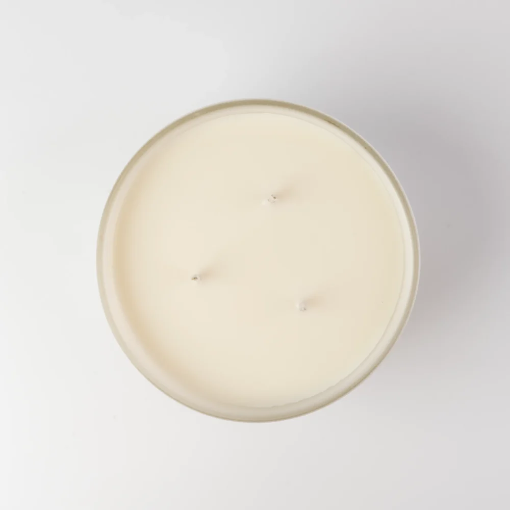 Kerzenglas - farblos matt 500ml