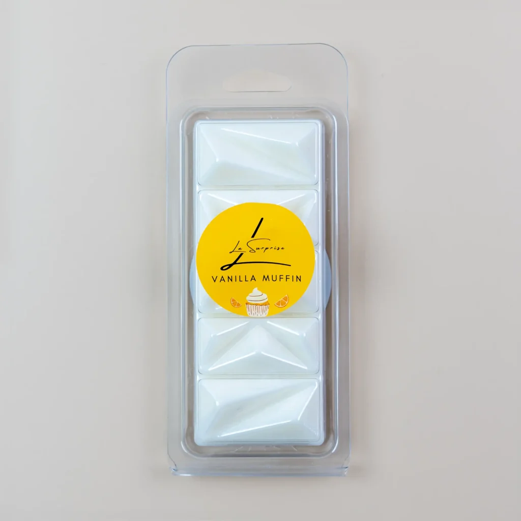 Muffin-scented wax in an aroma lamp