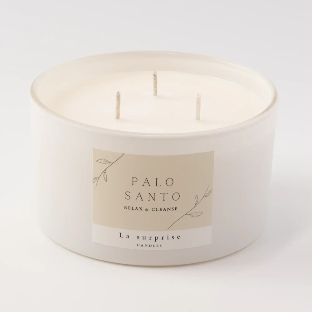 Palo Santo large scented candle is limited
