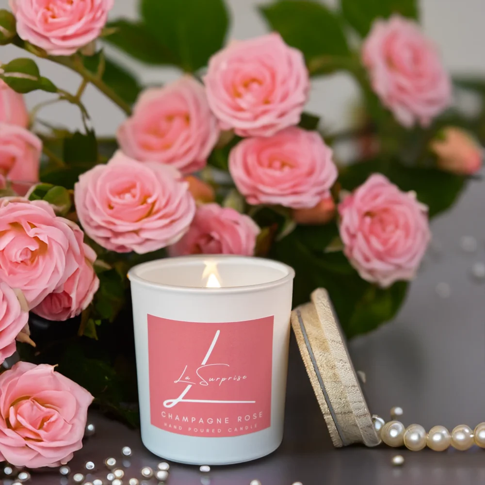 Champagne Rose illatgyertya