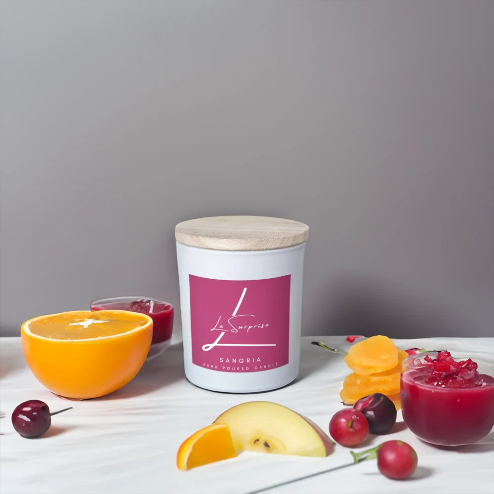 Sangria scented candle