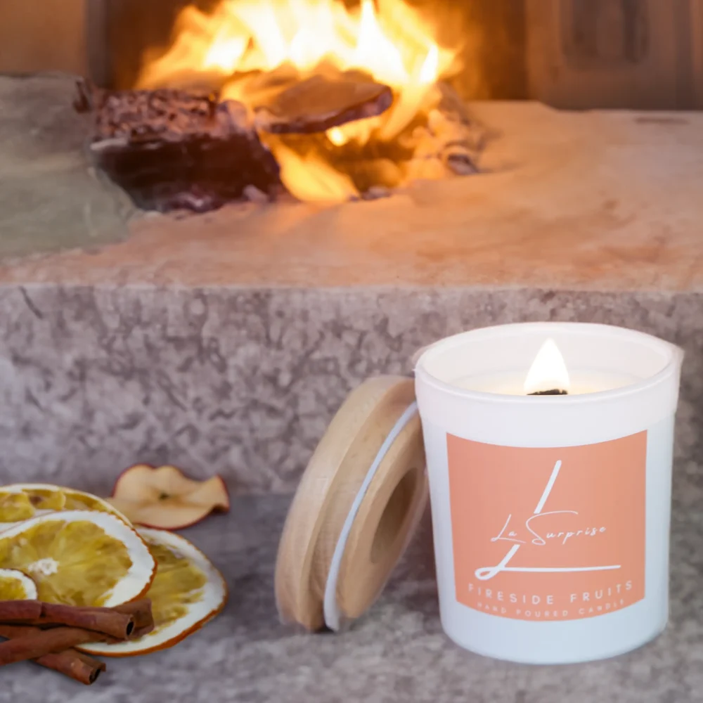 Fireside Fruits scented candle