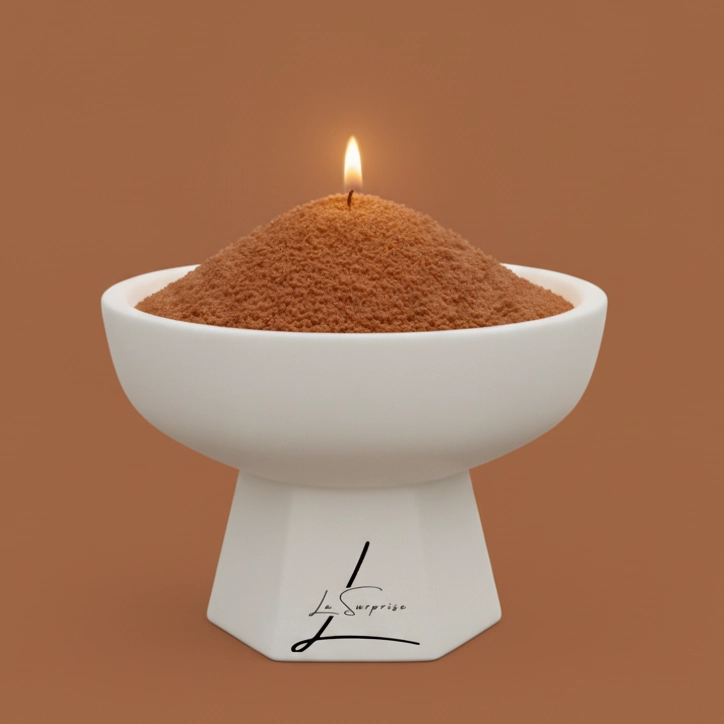 Candle powder Cinnamon color